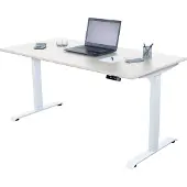 Schaff Schreibtisch elektrisch höhenverstellbar, Ergonomische Arbeitstisch, Gestell und Tischplatte
