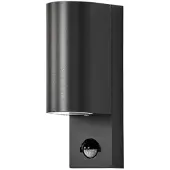 LINDBY Außenwandleuchte Palina, Sensor, IP44, anthrazit