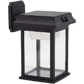 LINDBY Solar-LED-Wandleuchte Latarka, Höhe 27,5 cm, Sensor