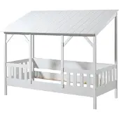 Vipack Bett Hausbett Liegefläche 90 x 200 cm Weiß