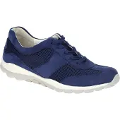 Gabor ROLLINGSOFT Damenschuhe - bequeme Schnür- Halbschuhe blau Freizeit NEU