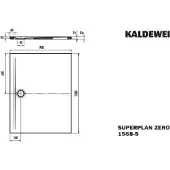 Kaldewei 356847983669 DW SUPERPLAN ZERO Mod.1568-5, 900 x