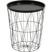 Greemotion Beistelltisch, schwarz, Ø ca. 40 x 46 cm