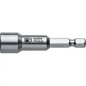 PB Swiss Tools Steckschlüsseleinsatz, Schaft E 6,3, mit Magnet, 13 mm