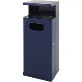 Vepa Bins Abfallbehälter für draussen mit Dach 55 Liter blau (31024520)
