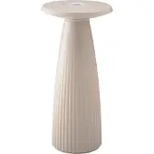 Sigor Akku-Tischleuchte LED Nuflair 24cm dünenbeige 2,2W Flex-Mood 2200K/2700K IP54 Ra85 USB-C dimmbar
