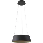 LUCANDE LED-Hängeleuchte Belsar, schwarz, Aluminium, CCT