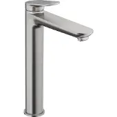 Duravit Waschtischarmatur XL Wave Edelstahl gebürstet 176 mm Ausladung
