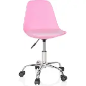 Hjh OFFICE FANCY II - Kinderdrehstuhl Pink