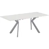 Vicco Esstisch Trill Weiß/Grau 140-190 x 90 cm ausziehbar, Model 51995