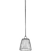 LINDBY LED-Akku-Außenhängeleuchte Levino, schwarz, Metall Levino , dimmbar, schwarz, Metall, Modern