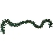 Star Trading LED-Tannengirlande, beleuchtet, ca.2,5 m, 30 warm white LED, Batterie, Timer, outdoor, 612-05