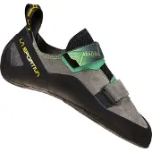 La Sportiva Aragon, Climbing Footwear, 42.5, Clay/Jasmine Green (Grey) -
