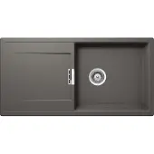 Schock Unterbau-Einbauspüle Mono D-100L U Silverstone