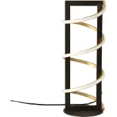 Fischer Leuchten FISCHER & HONSEL Tischleuchte GWEN DH 17x44.50 cm schwarz Tischlampe