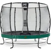 Exit Elegant Premium Trampolin ø305cm, mit Sicherheitsnetz, Rund, Grün