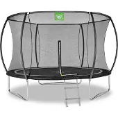 Exit Black Edition Trampolin ø305cm, auf Beinen, Rund, für Kinder, Schwarz
