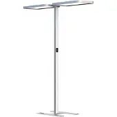 DOTLUX LED-Stehleuchte Doppelkopf STUDIObutlerduo 2x80W 4000K dimmbar