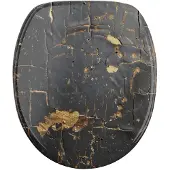 Sanilo WC-Sitz mit Absenkautomatik Shield, Toilettendeckel direkt vom Hersteller, Klodeckel, Klobrille, WC Deckel, Toilettensitz, Toilettenbrille