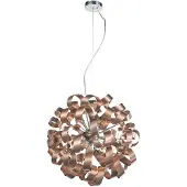 LUCANDE Kaelor Pendelleuchte Ø60 Copper - , Kaelor, dimmbar, Kupfer, für Wohnzimmer, Aluminium, Modern