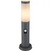Globo Lighting Außenleuchte Edelstahl anthrazit, 1x E27