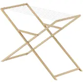 Erst-Holz Holzwäscheständer Wäschetrockner Wäscheständer aus Eschenholz V-90.93klein
