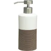 Sealskin Seifenspender Doppio Porzellan braun, 361840274