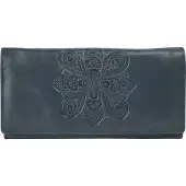 Bruno Banani Geldbörse Mandala Damen blau