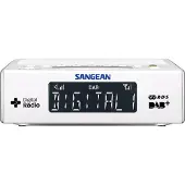Sangean DCR-89+, Persönlich, Analog & Digital, DAB+, FM, 8 Ohm, LCD, Weiß