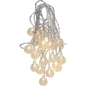 Star Trading 482-09, 20 Lampen, LED, Warmweiß, Draußen, Transparent, 2 m