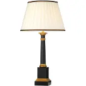 Elstead Lighting Elstead Peronne Tischleuchte E27 Schwarz Grauweiß