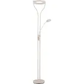 Globo LED Deckenfluter, sandfarben, Drehdimmer, Flexo, H 194 cm