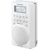 Sangean Aquatic 205, Uhr, DAB+, FM, Weiß, Wasserdicht
