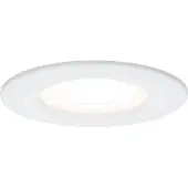 Paulmann Premium Einbauleuchten Set Nova rund dimmbar LED 1x7W 230V GU10 51mm Weiß matt/Alu Zink