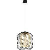 Globo Lighting Hängeleuchte Metall schwarz matt, 1x E27
