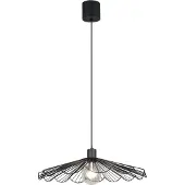 TRIO Leuchten Hängelampe Margarita, dimmbar, schwarz, für Wohn- / Esszimmer, Metall, Modern, Pendelleuchte
