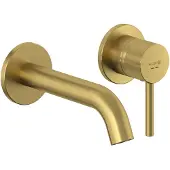 Kludi BOZZ Unterputz Waschtisch Zweiloch-Wand-Einhandmischer, Ausladung 18 cm