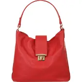 Samantha Look Shopper echt Leder, Made in Italy
