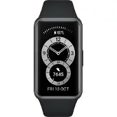 Huawei Band 6, Aktivitäts-Trackerarmband, 3,73 cm (1.47"), AMOLED, 180 mAh, Wasserfest, Schwarz