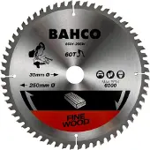 Bahco Kreissägeblatt Mit 60 Zähnen Für Gehrungssägen In Holz 305 Mmx30 Mm