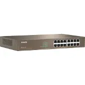 Tenda TEG1016D, L2, ungemanaged, Gigabit Ethernet (10/100/1000), 1000BASE-T, 100BASE-TX, 10BASE-T, IEEE 802.3, IEEE 802.3ab, IEEE 802.3u, IEEE 802.3x, 8192 Eintragungen