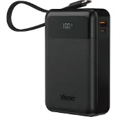 Vinnic DAMAVAND 2 65W 20.000mAh Powerbank USB-C, Black.
