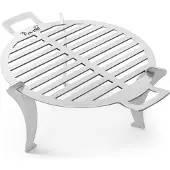 TheFavilla TRICA-System: Mobiles-Outdoor Camping Grill mit Edelstahlgehäuse & Stabilem Stand