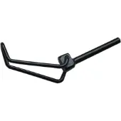 Hebie Stecker für Anhängerkupplung F 1, schwarz