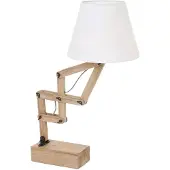 Steinhauer Tischleuchte Mexlite Dion 2425BE Buche
