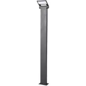 LUCANDE LED Wegeleuchte Marius , schwarz, Aluminium, Modern, LED Außenleuchte