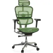 Hjh OFFICE Luxus Chefsessel ERGOHUMAN GEN2 Ergonomischer Bürostuhl mit Armlehnen (höhenverstellbar) Netzstoff Drehstuhl für Büro, Zuhause