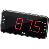Akai ACR-3899, Uhr, Digital, AM, FM, PLL, 87,5 - 108 MHz, 522 - 1620 kHz, LED