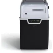 Klarstein Nugget-Eiswürfelmaschine für Zuhause, Camping & Gastro, 200W Mini-Eiswürfelmaschine Klein, 4 Min Schnellbetrieb, LED Display, Schnelle Eismaschine für Nugget Eis, Selbstreinigend, 12kg/24h