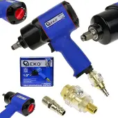 GEKO Pneumatický rázový utahovák 1/2", 1550 Nm, pimazáva oleje, Heavy Duty